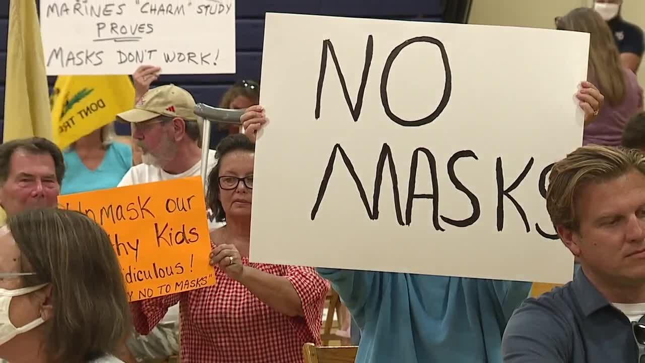 Parents at West Geauga School Board meeting voice passionate opinions on mask mandate