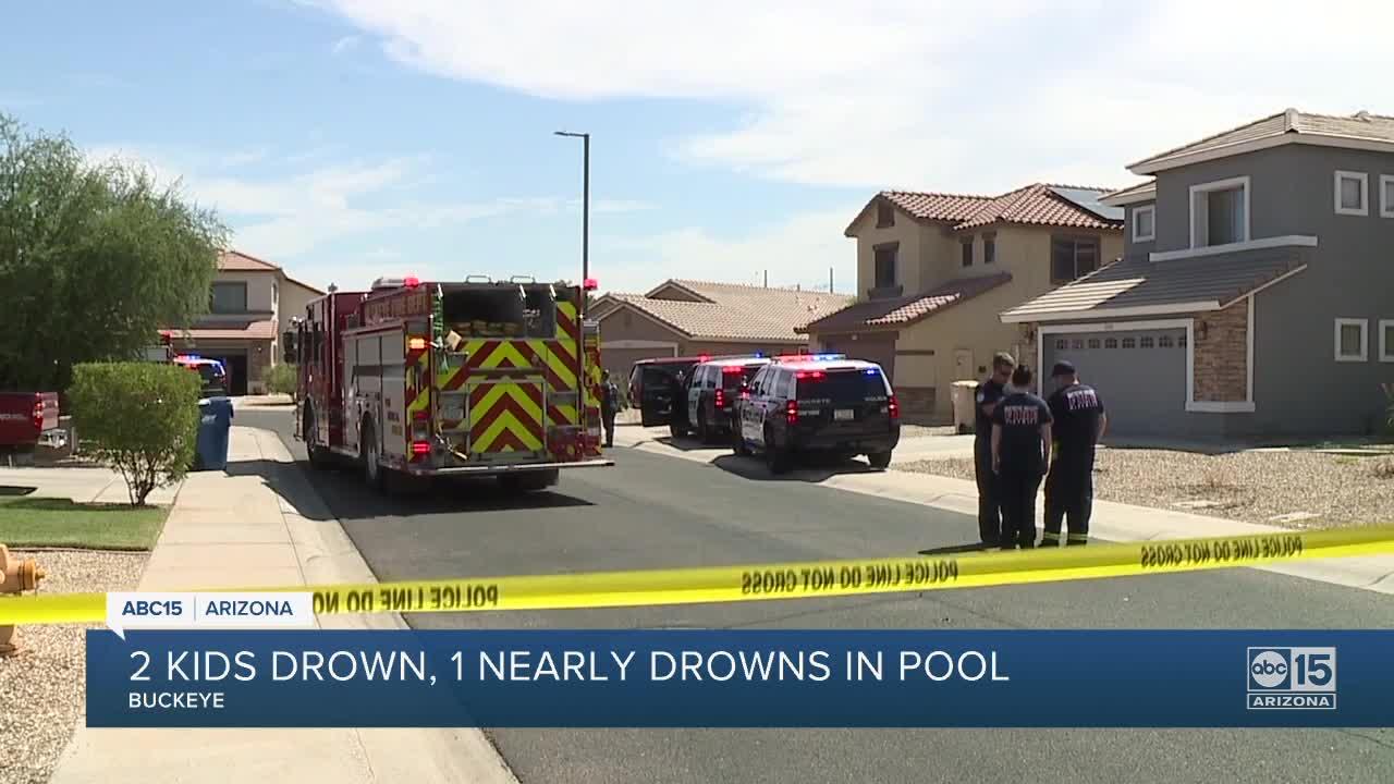 Two kids drown, one nearly-drowns during incident at Buckeye home