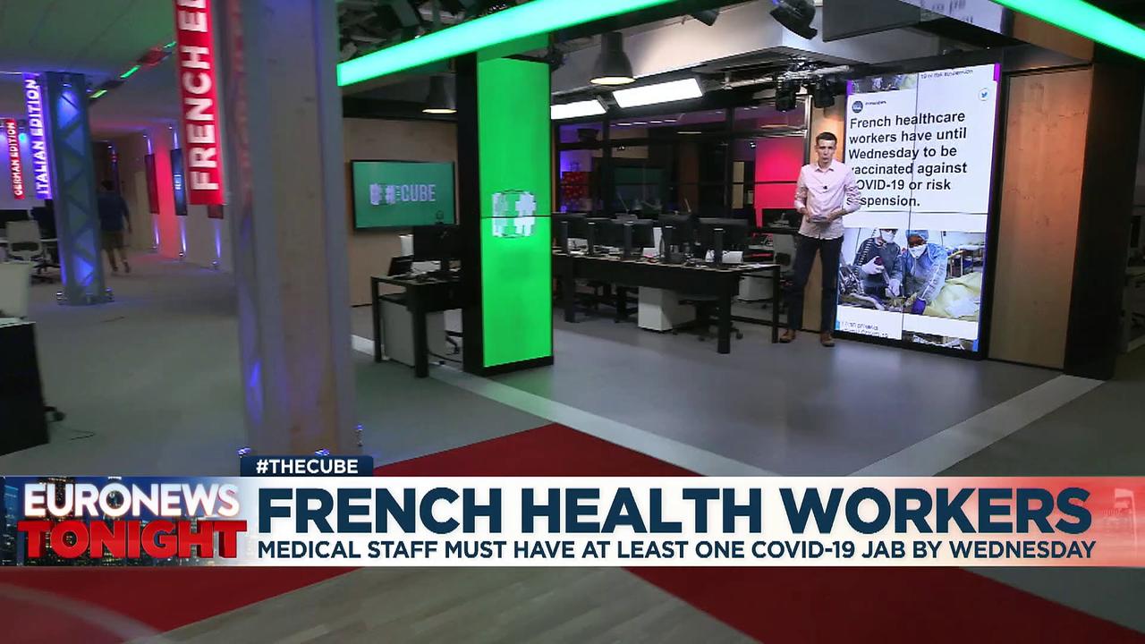 French health workers not vaccinated face suspension as deadline passes