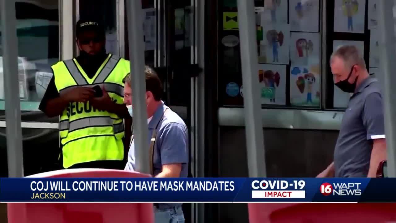 City of Jackson will continue to have mask mandates