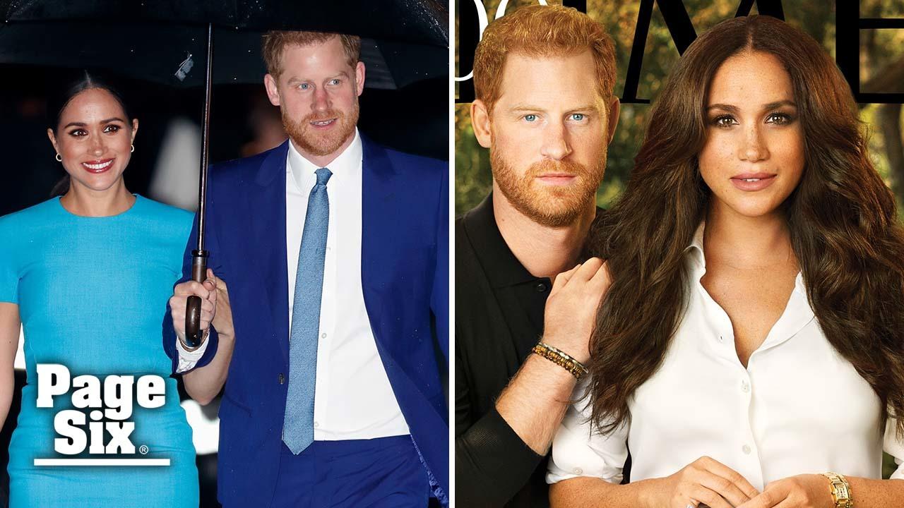 Prince Harry and Meghan Markle's 'airbrushed' Time 100 cover gets roasted