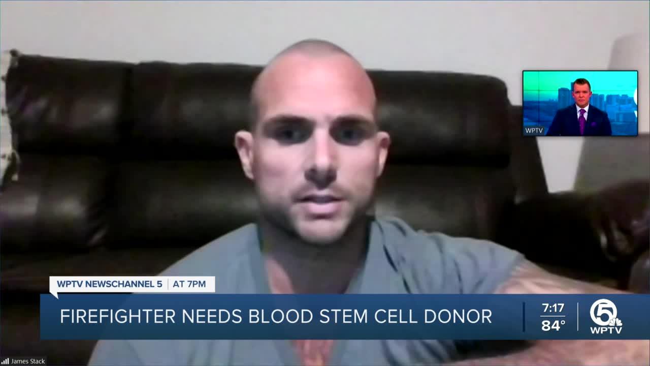 Firefighter needs blood stem cell donor