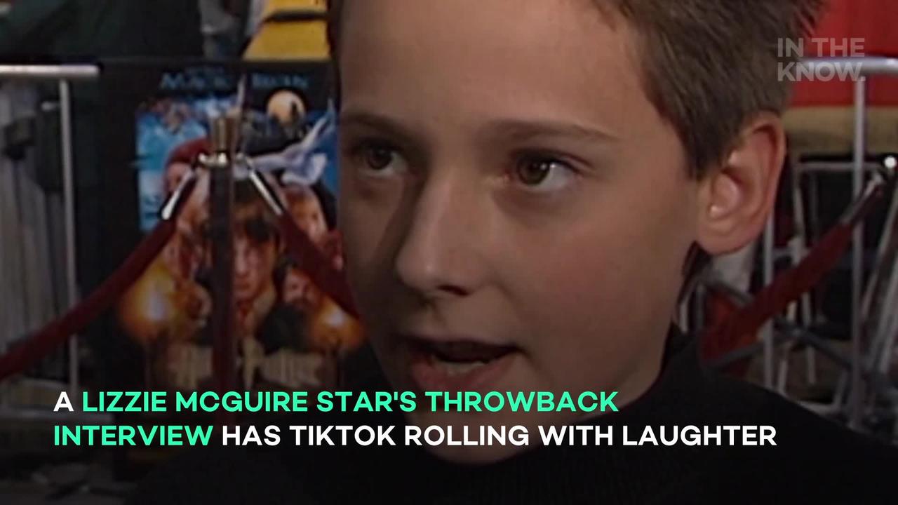 Footage of a Disney child star's awkward red carpet interview has TikTok 'cracking up'