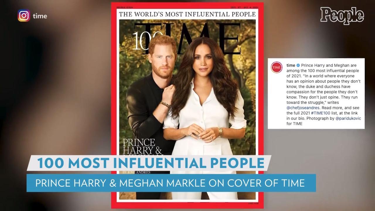 Meghan Markle and Prince Harry Make TIME 100 List: 'They Don't Just Opine. They Run Toward the Struggle'