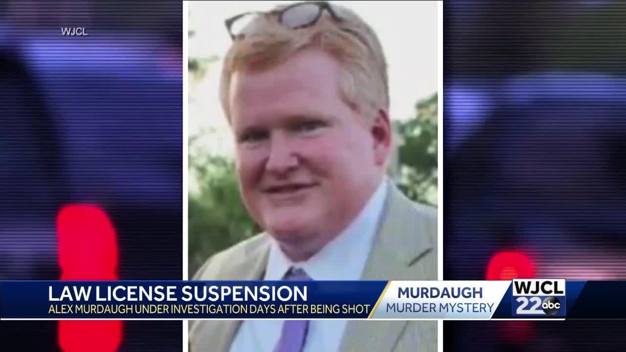 Alex Murdaugh suspended from practicing law