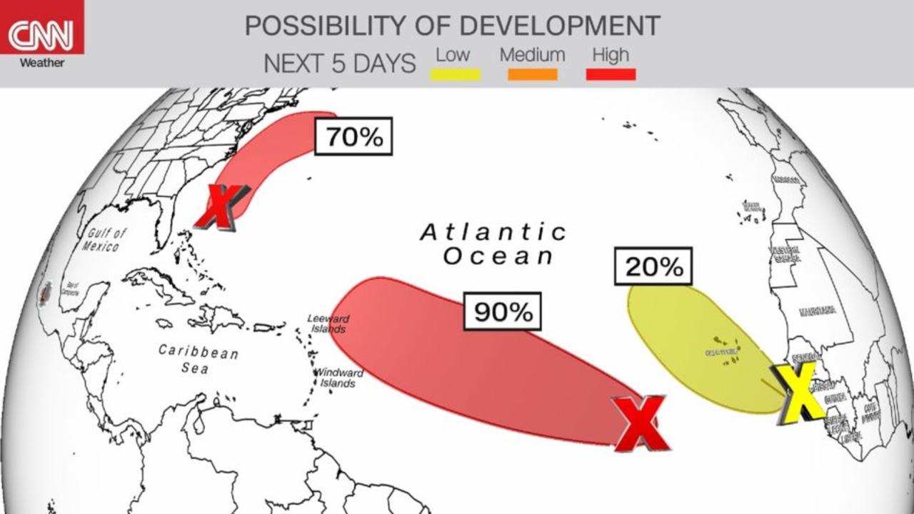 Two areas of development to watch in the Atlantic