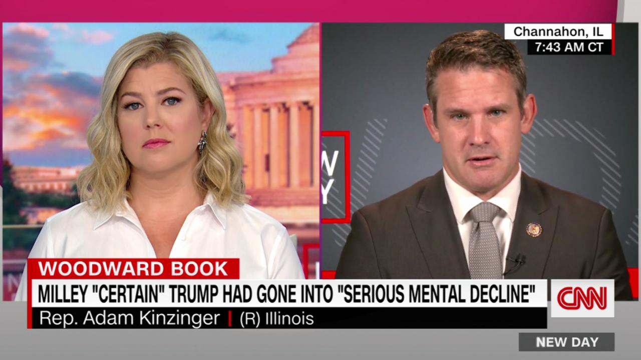 Kinzinger asked about reports of Trump's 'mental decline'