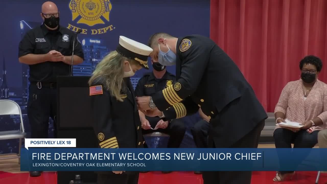 Fire Department welcomes new junior chief