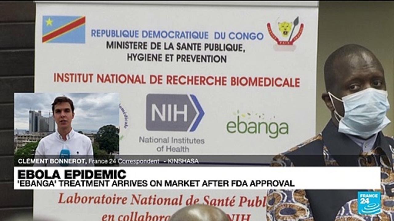 Ebola epidemic: 'Ebanga' treatment arrives on market after FDA approval