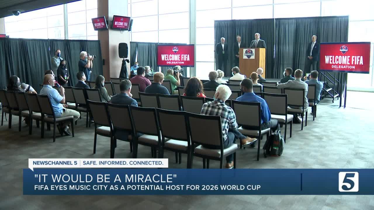 FIFA visits as Nashville bids for the World Cup '26