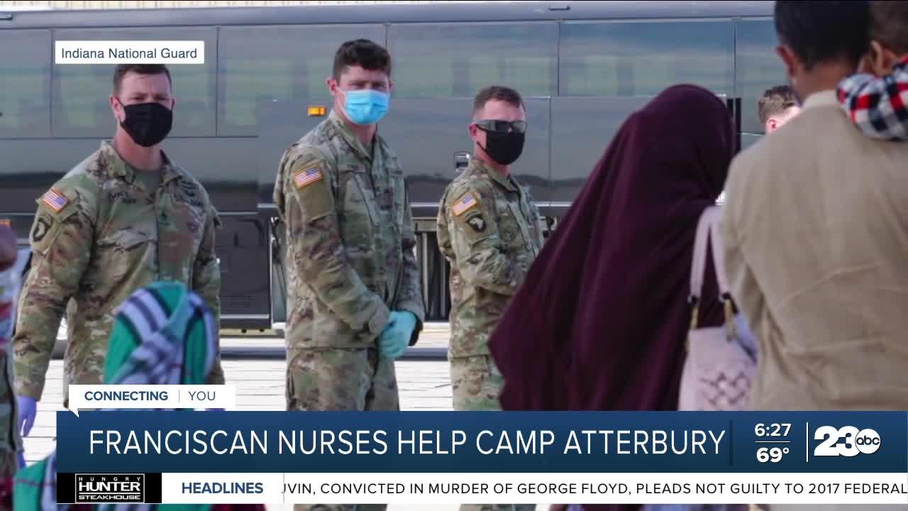 Franciscan nurses help Afghan refugees at Camp Atterbury