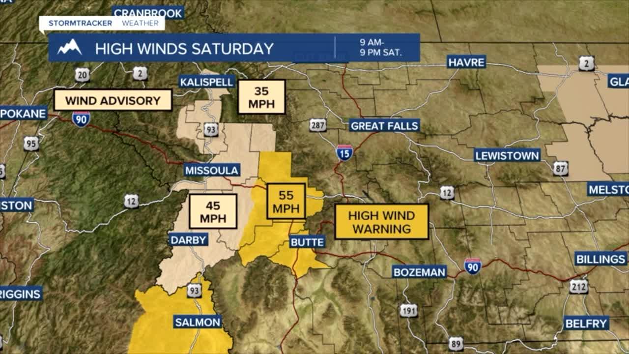 Rain and snow follow wind in Western Montana this weekend!