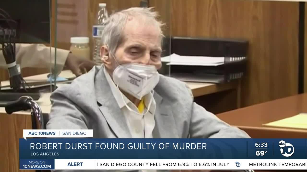 Robert Durst convicted of murder