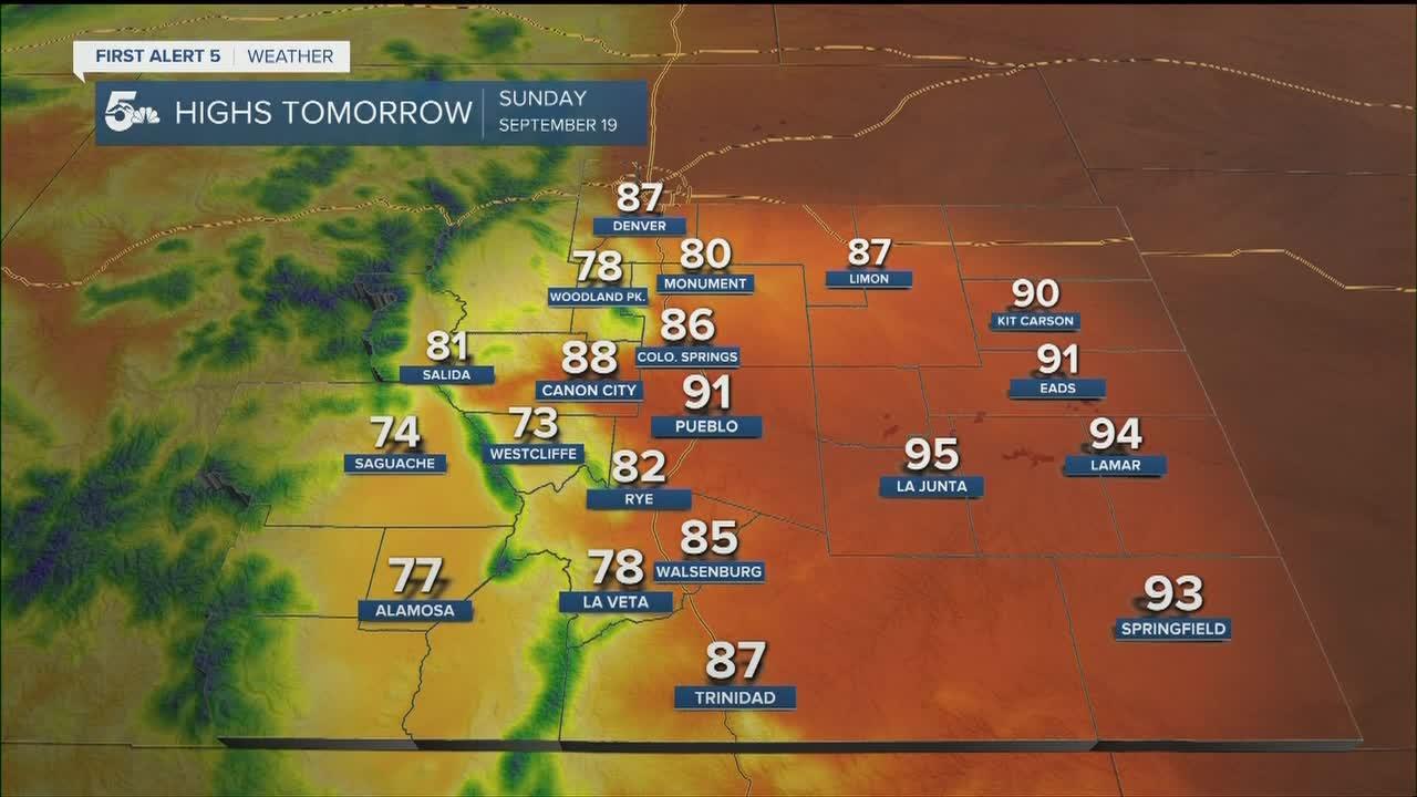 Dry and windy Sunday, with an elevated fire weather risk