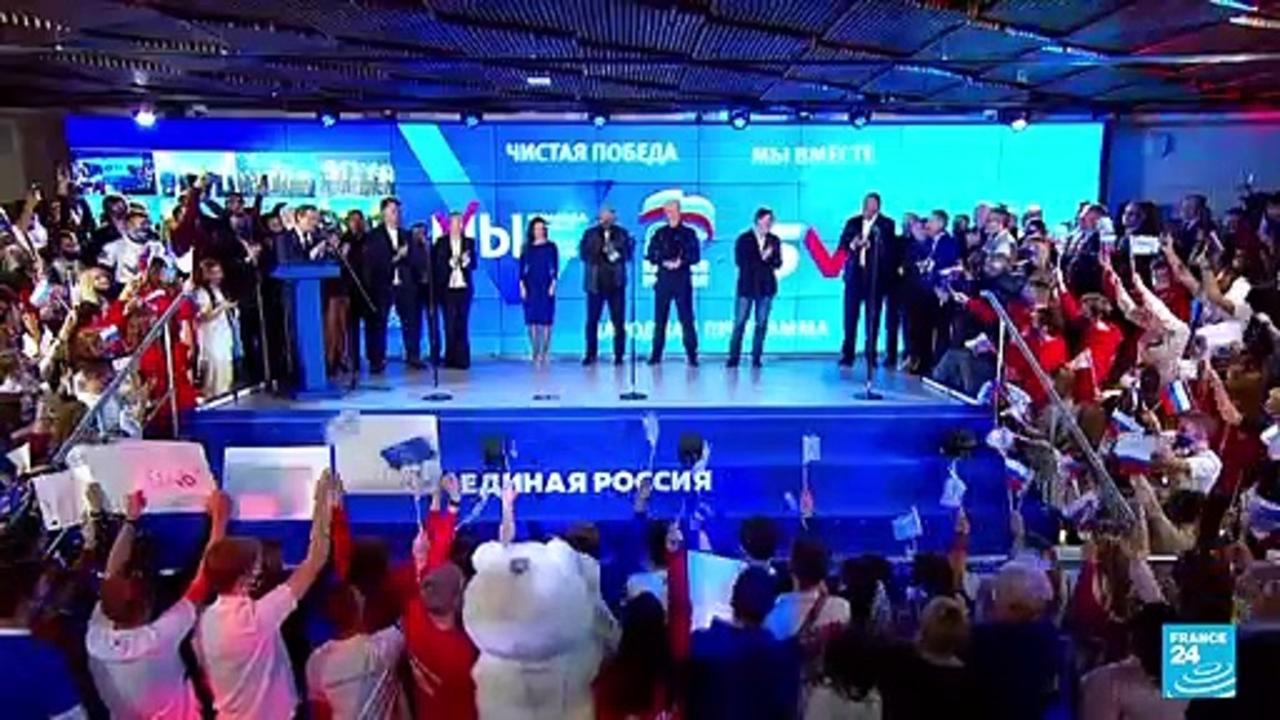 Russia opposition claims mass fraud after Putin party sweeps vote