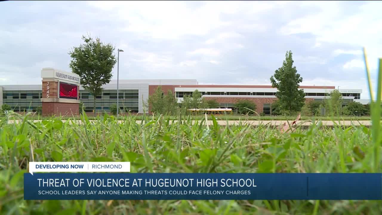 Threat of violence at Hugeunot High School
