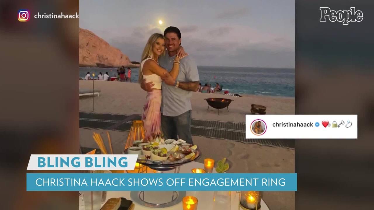 Christina Haack Shows Off Her Massive Emerald-Cut Diamond Engagement Ring from Fiancé Joshua Hall