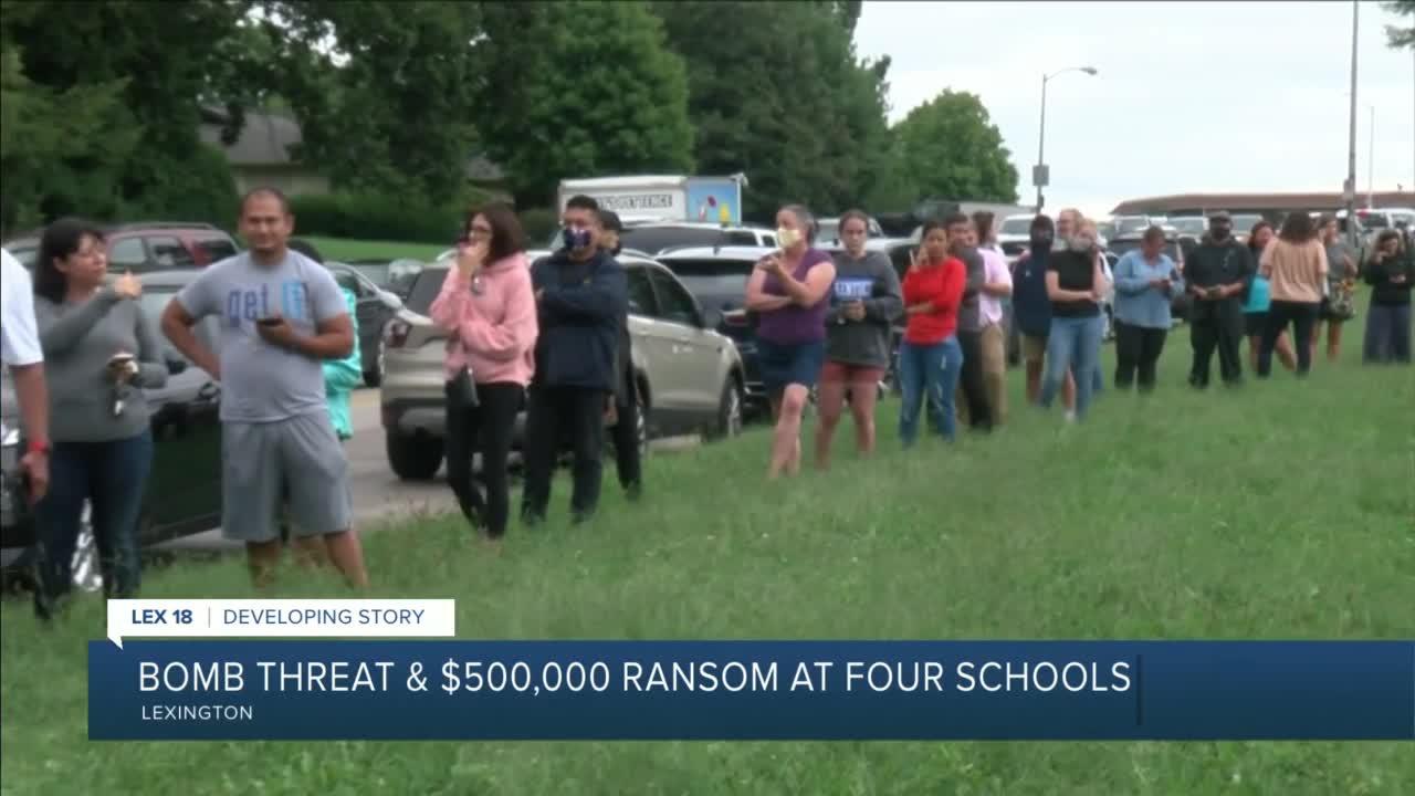 Bomb threat demanding $500K ransom at four schools