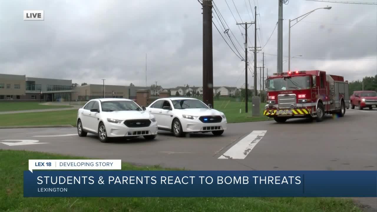 Students and parents react to bomb threats