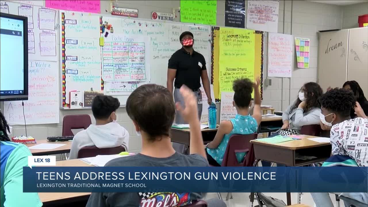 Teens address Lexington gun violence