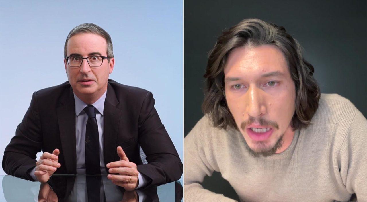 Why the Last Week Tonight With John Oliver writing team dedicated their Emmy win to Adam Driver