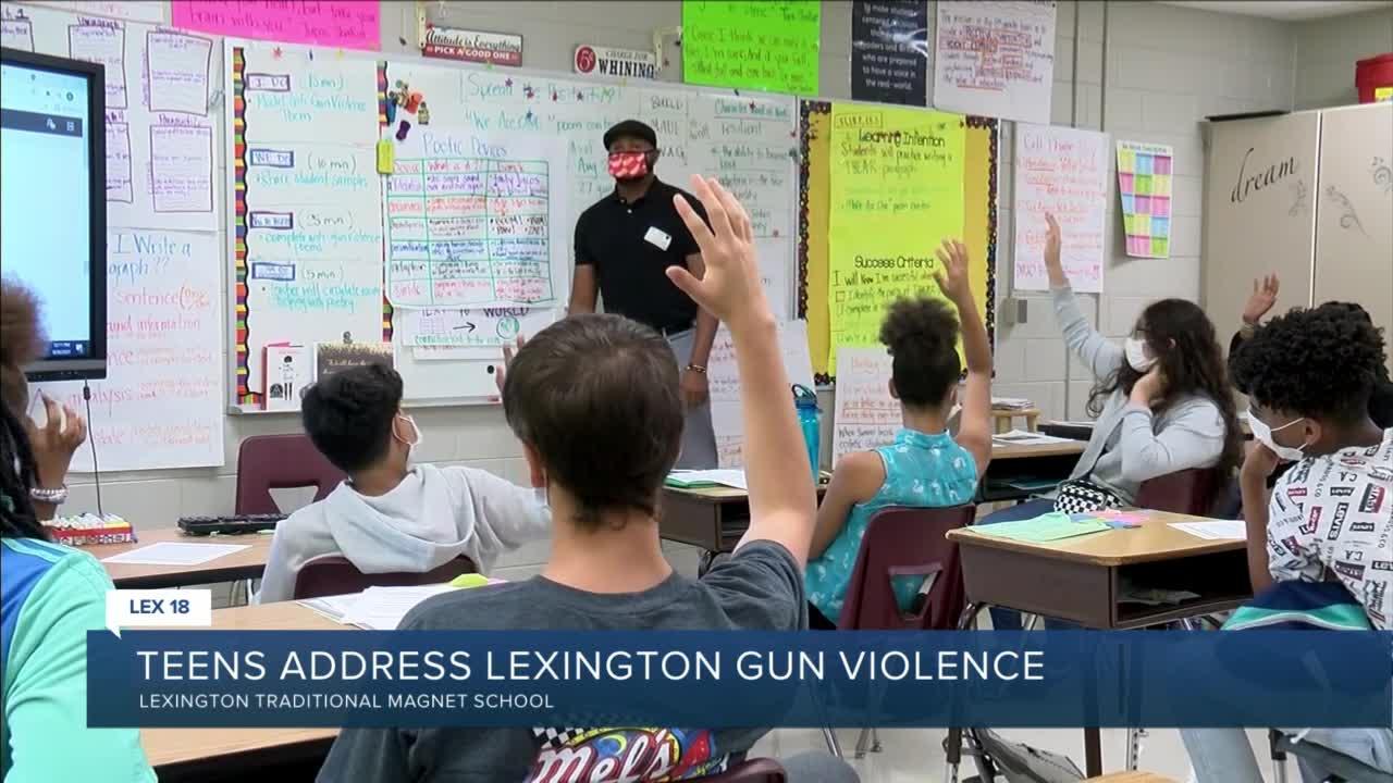 Teens address gun violence in Lexington