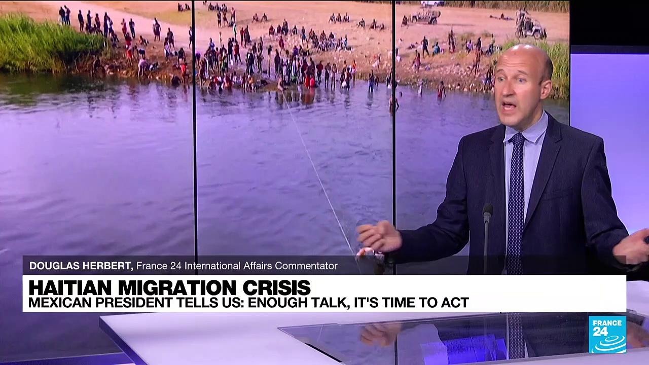 Haitian migration crisis: Mexico president tells US Biden 'enough talk, time to act'