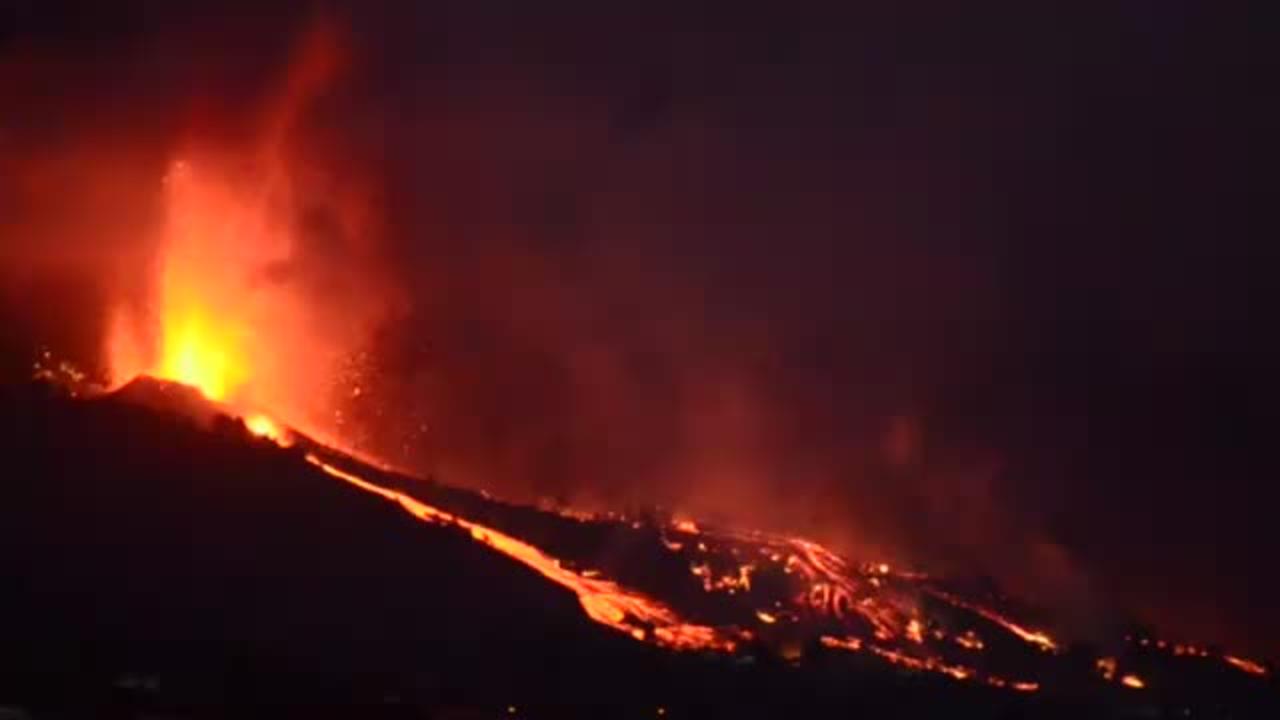 Spanish island volcano erupts for first time in 30 years
