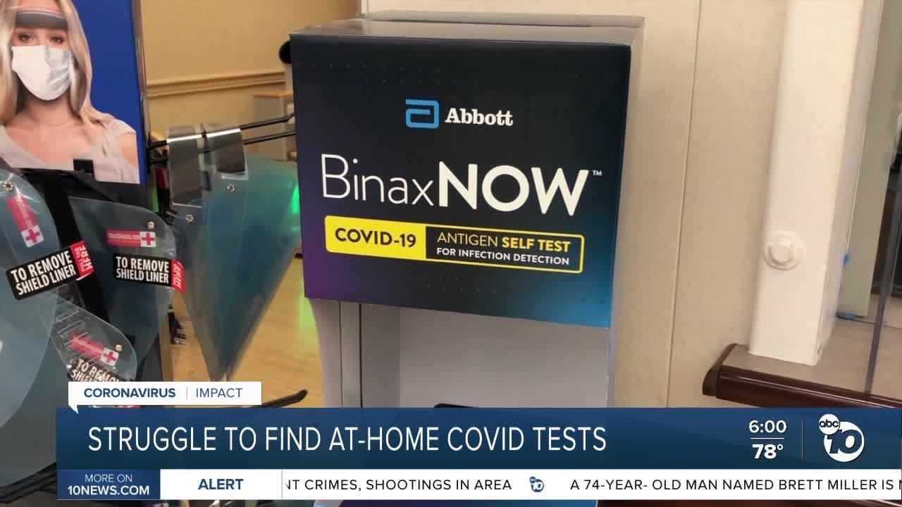 At-home COVID-19 test kits sold out across America