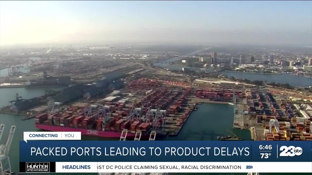 Supply delays reported due to congestion at Los Angeles, Long Beach ports