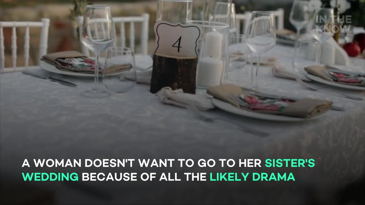 Woman sparks controversy with reason for skipping her sister’s wedding