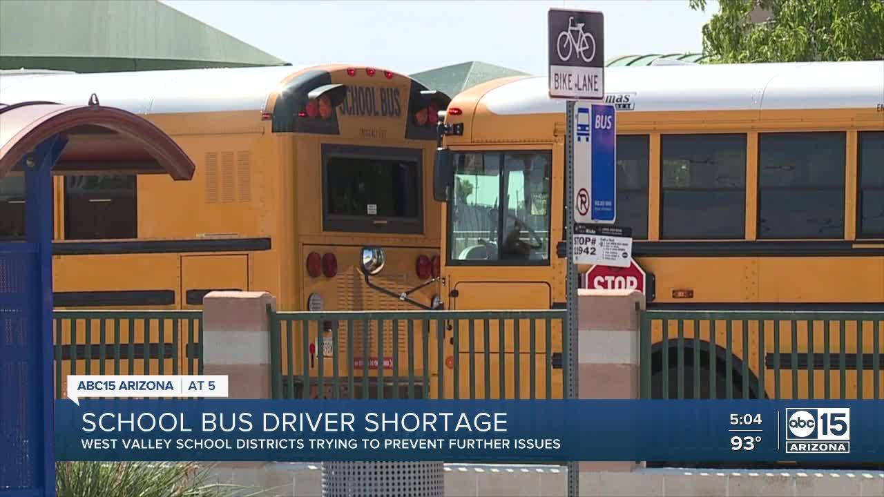 Dysart Unified School District approves boost in bus driver pay to combat driver shortages