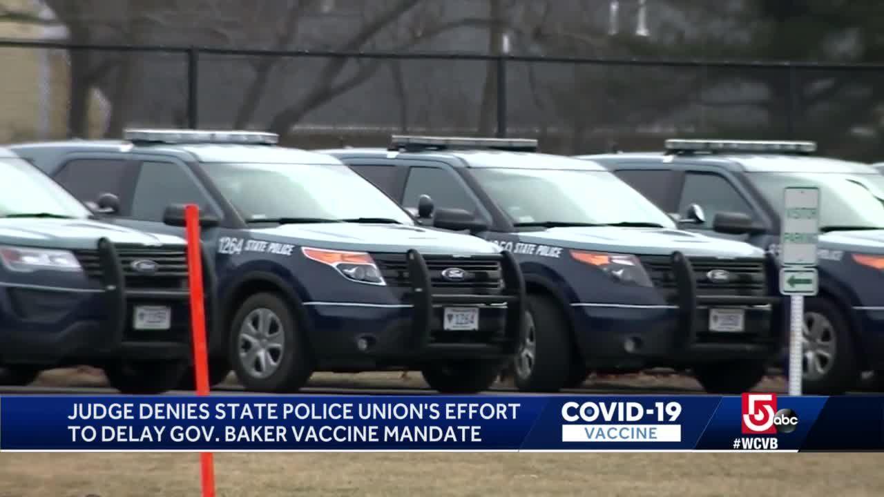 Judge denies State Police Union's effort to delay COVID-19 vaccine mandate