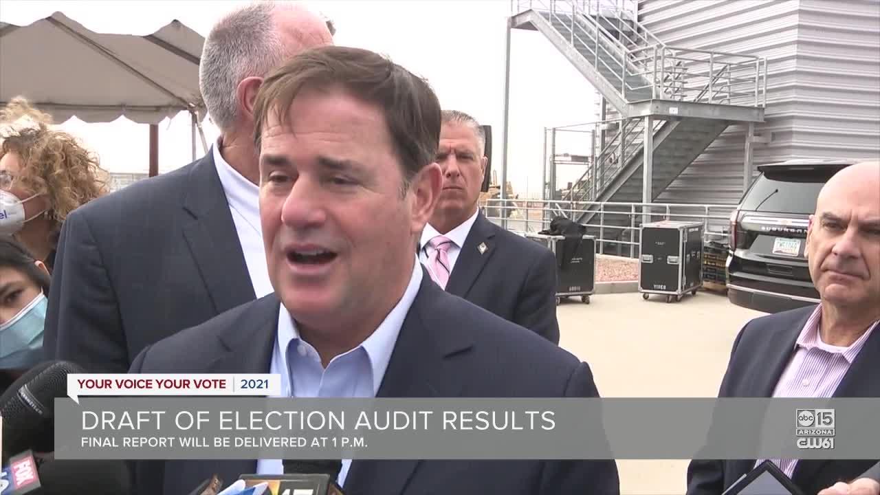 'Democracy can be messy', Governor Ducey says ahead of audit report