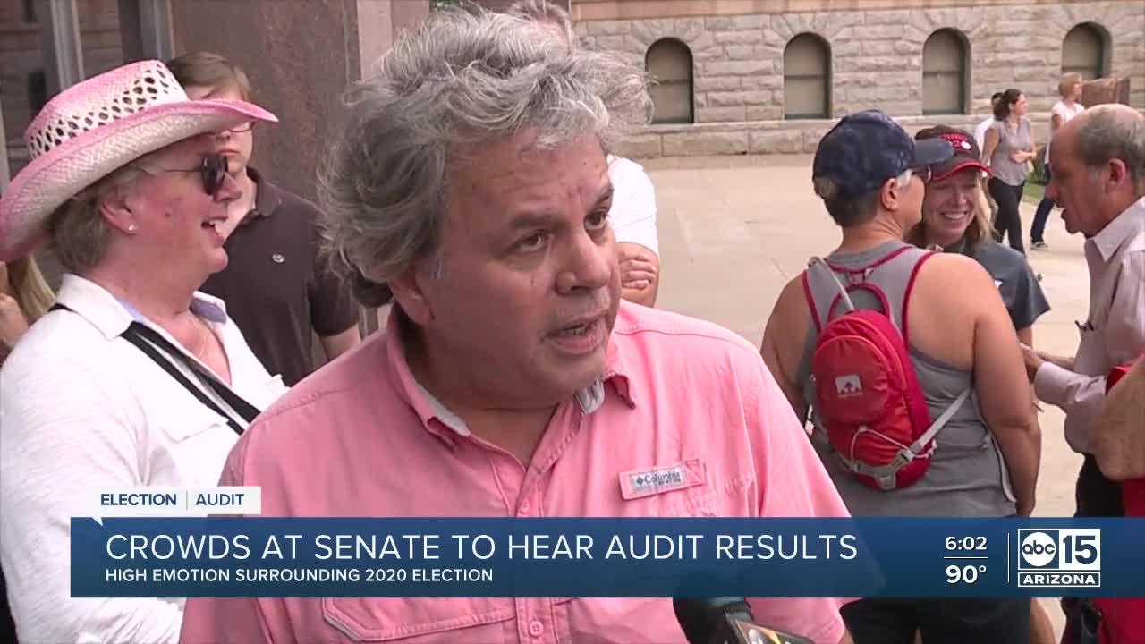 High emotion surrounding the audit results at state capitol