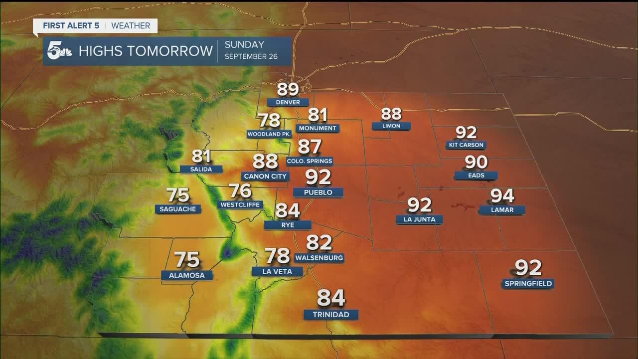 Sunday even hotter than Saturday for Southern Colorado
