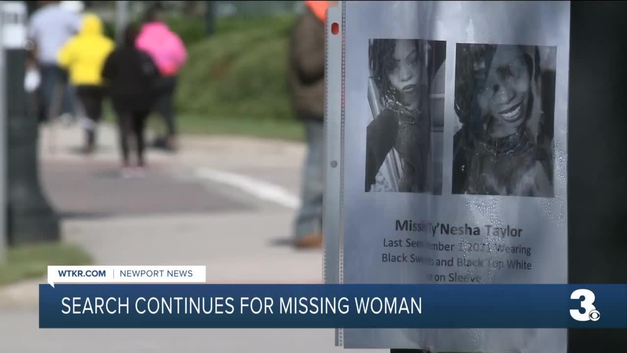 Search continues for missing Newport News woman