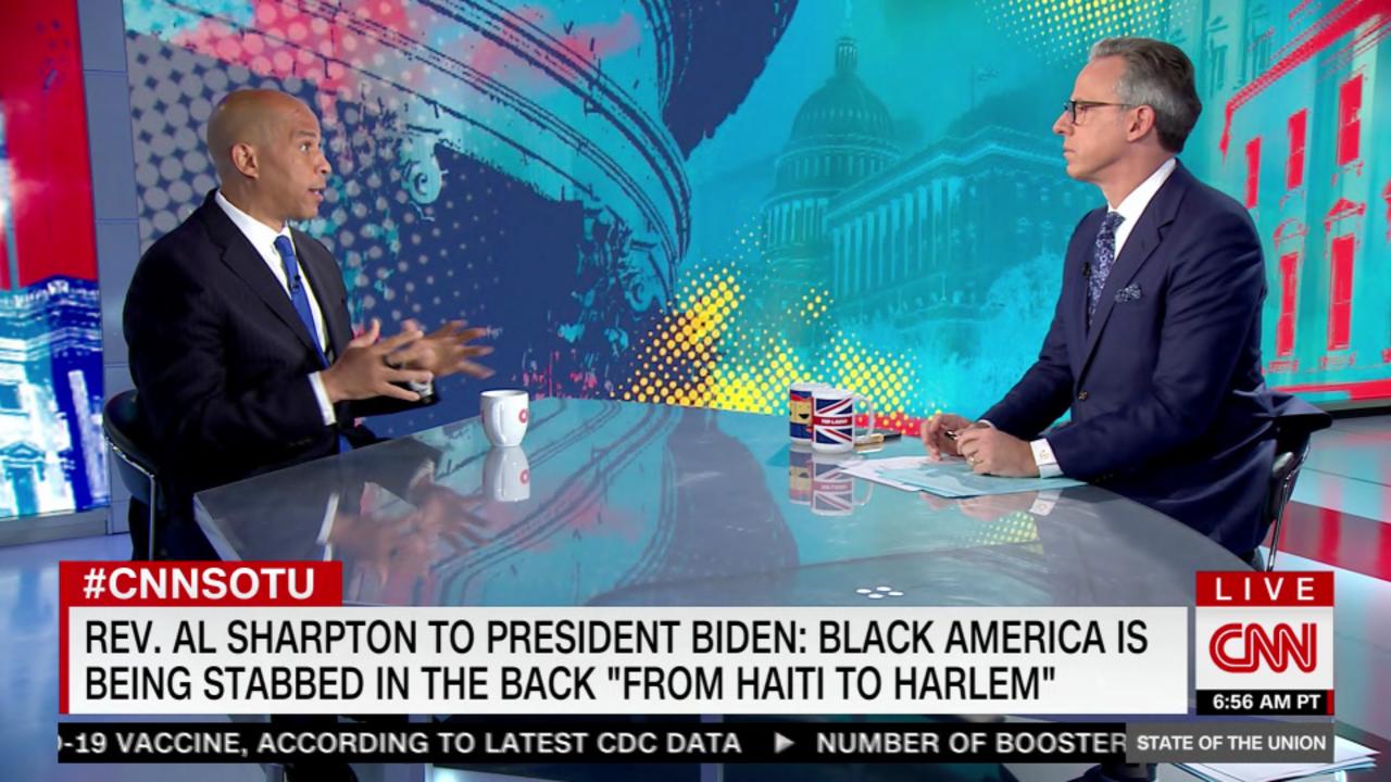 Booker: Biden has 'one of the best' records on Black issues of any president