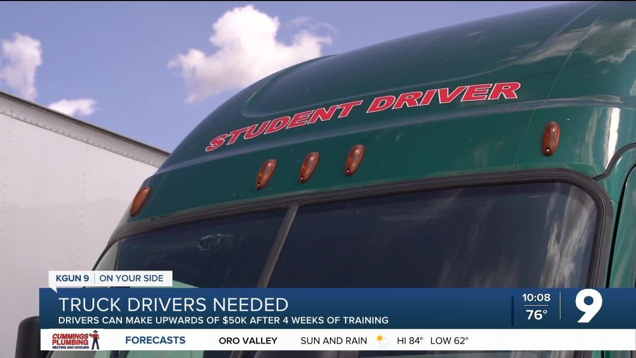 Commercial driver's license training on the rise