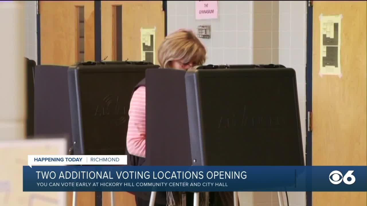 Two early voting locations in Richmond
