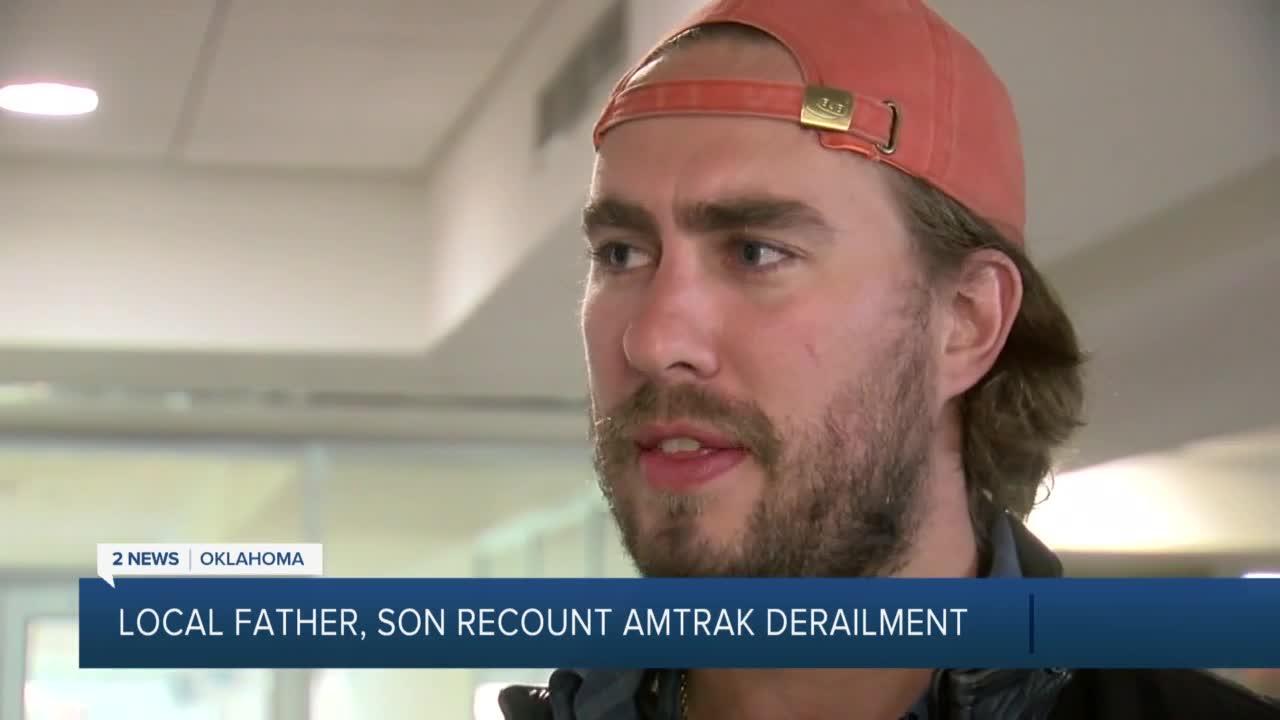 Local father, son recount Amtrak derailment