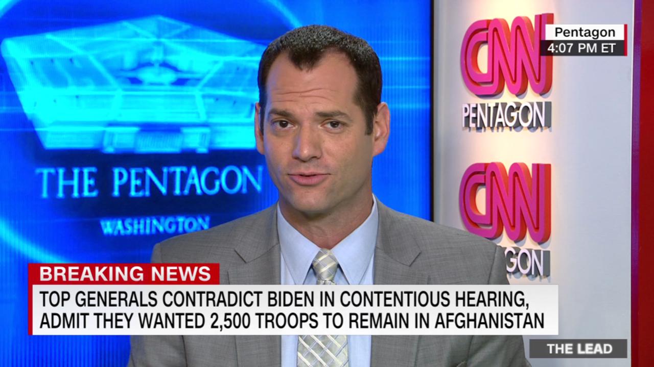 Generals' testimonies contradict Biden claim military leaders didn't advise keeping 2500 troops in Afghanistan