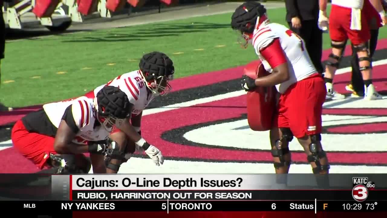 Cajuns 'Chopping Wood' as They Deal With O-Line Injuries