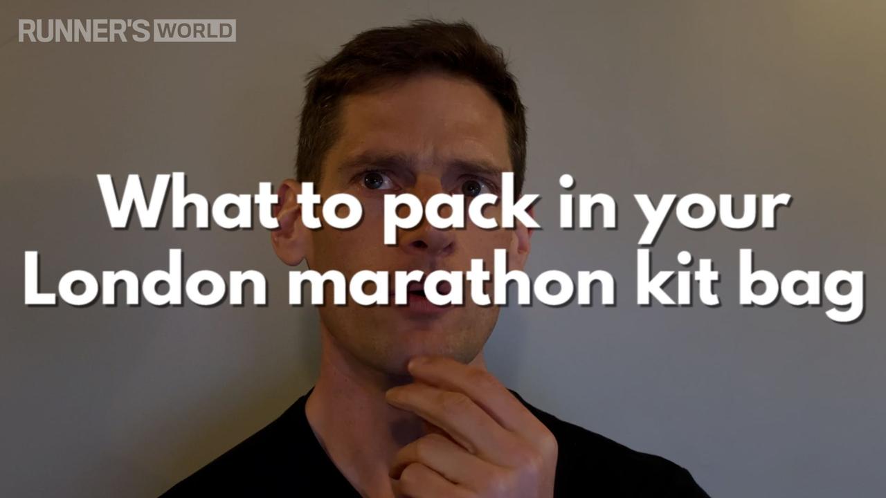 What to pack in your London marathon kit bag