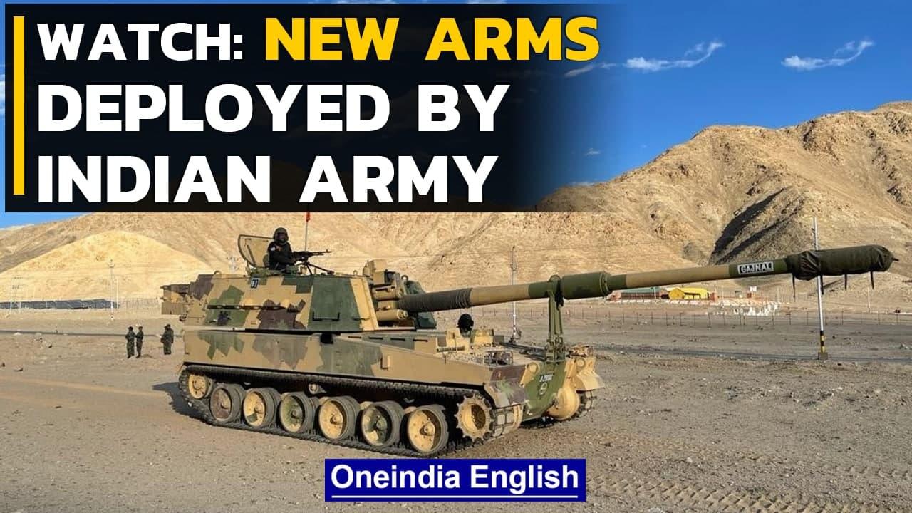 Indian Army deploys K9 Vajra self-propelled Howitzer Regiment in Ladakh | MM Naravane |Oneindia News