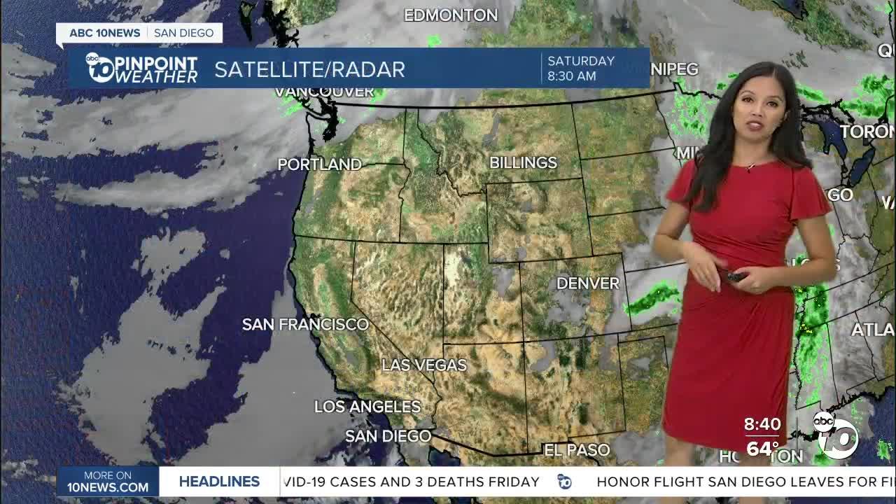 ABC 10News Pinpoint Weather for Sat. Oct. 2, 2021
