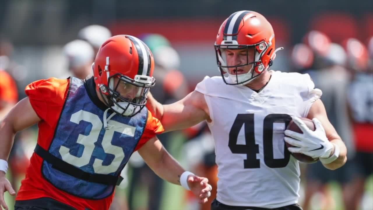 Next Man Up: Browns FB Johnny Stanton is a versatile football player with a nerdy side