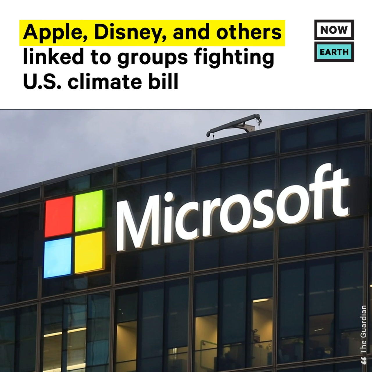 Execs from Companies Including Apple & Disney Linked to Groups Against Climate Bill