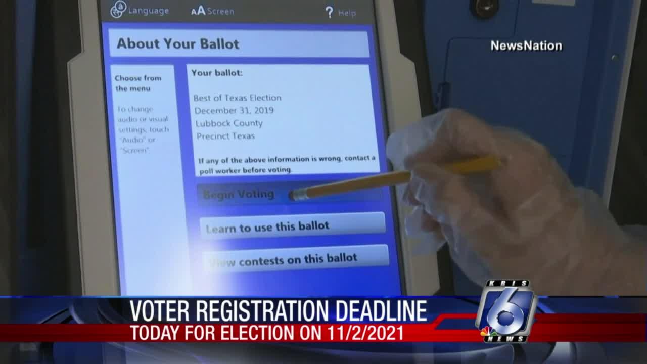 Deadline looms for voter registration for November election