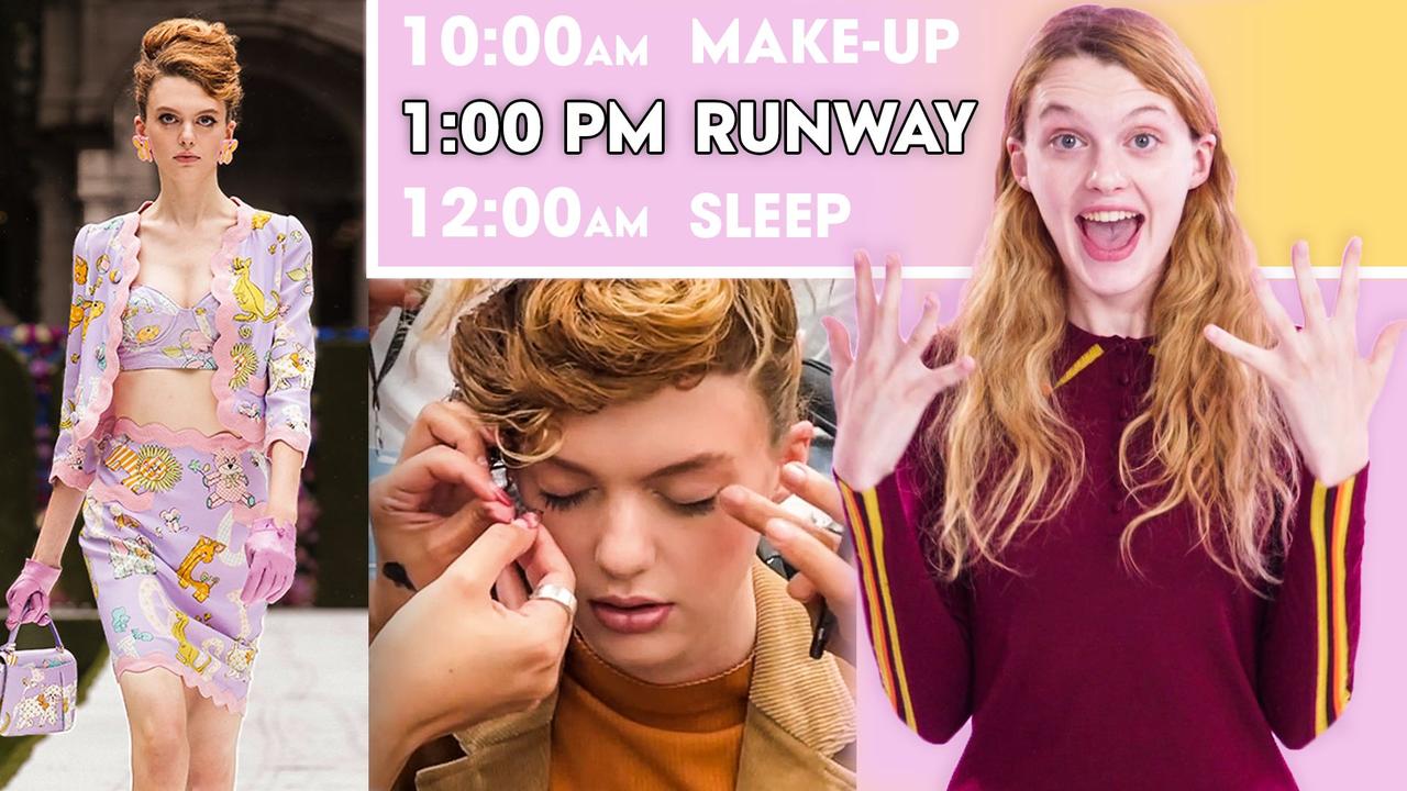 Model's Daily Routine 1 Week Before a Big Fashion Show